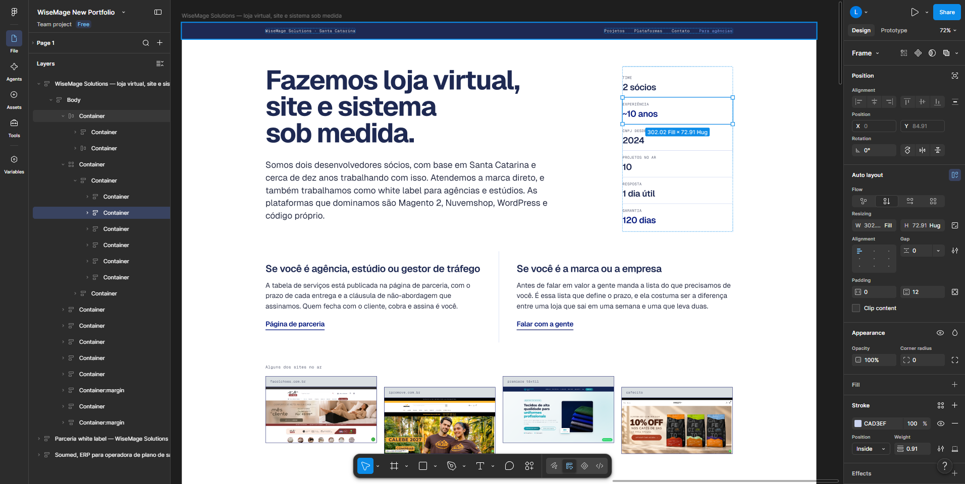 Layout no Figma